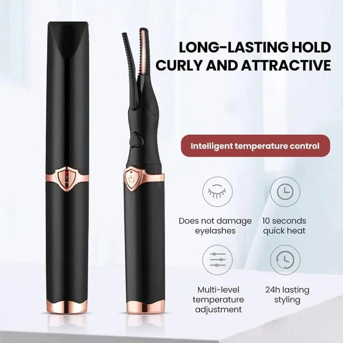 Electric Eyelash Curler for Instant Glam ✨ Blink & Dazzle! 👁️