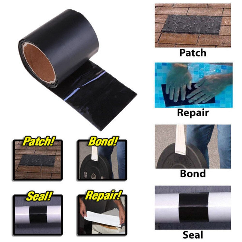 🛠️Waterproof Leak Repair Tape | Super Strong Adhesive Sealing Tape for Pipe, Roof & Wall Cracks💧
