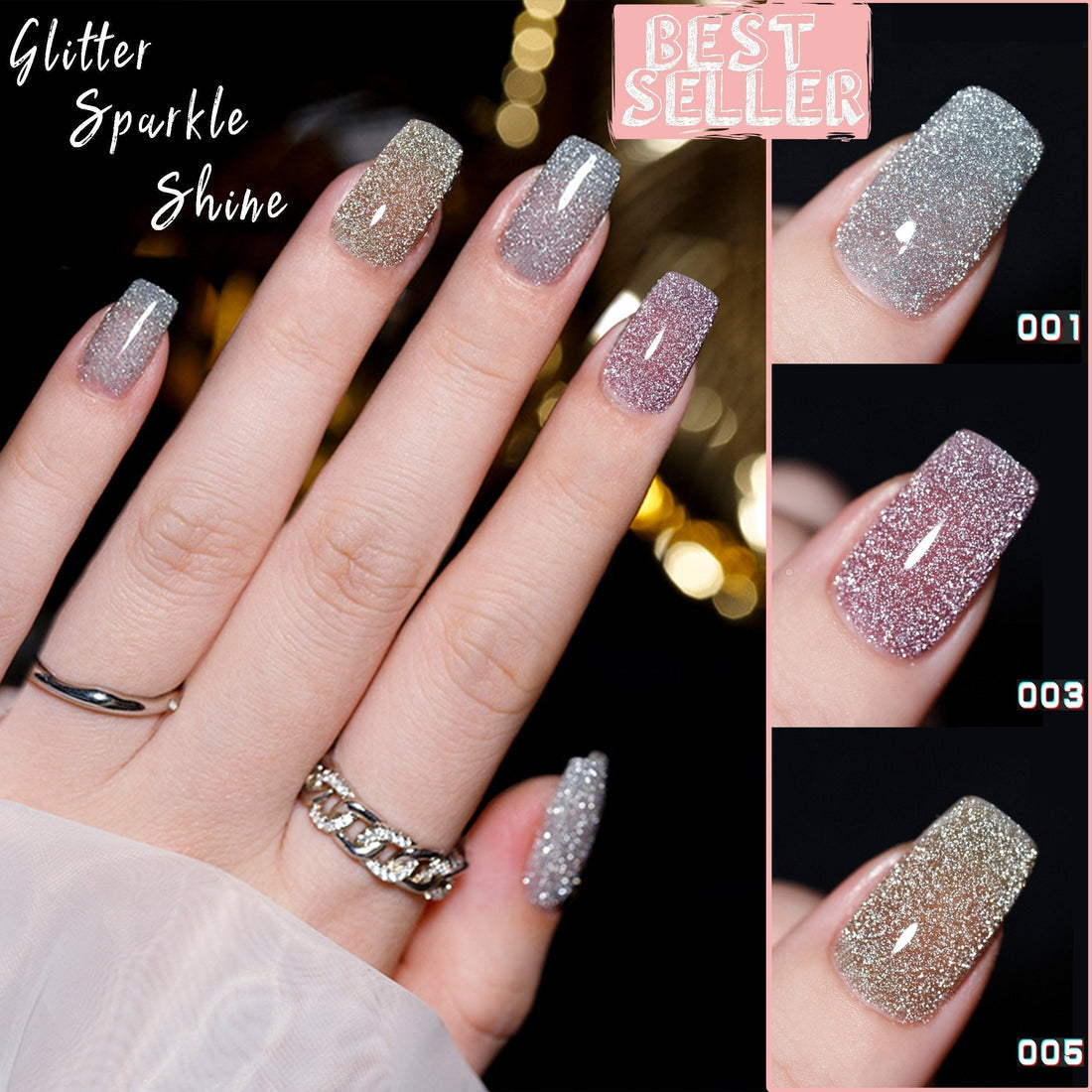 2024 New Arrival- 💥High Density Glitter Nail Polish