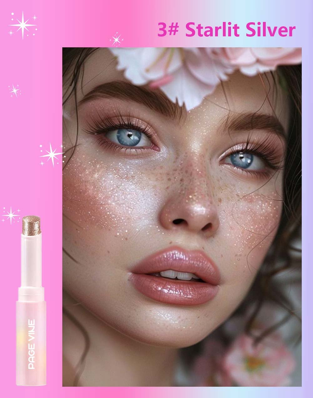 Crystal Jelly Glaze Stick-Rosy Gem