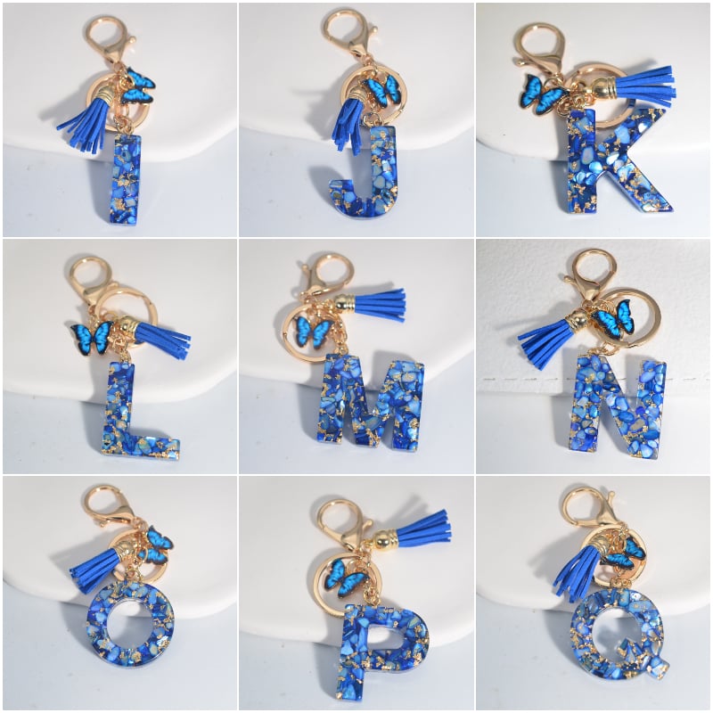 🌼Initial Letter Keychains🦋