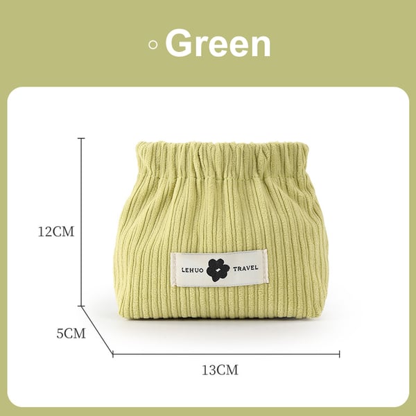 Corduroy Elastic Hair Tie Organizer
