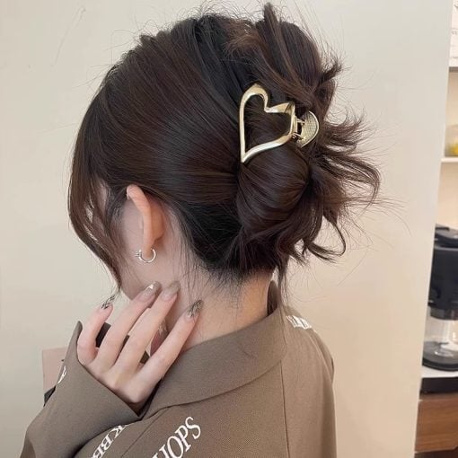 🔥Buy 1 Get 1 Free🔥Minimalist Heart Hair Claw Clips