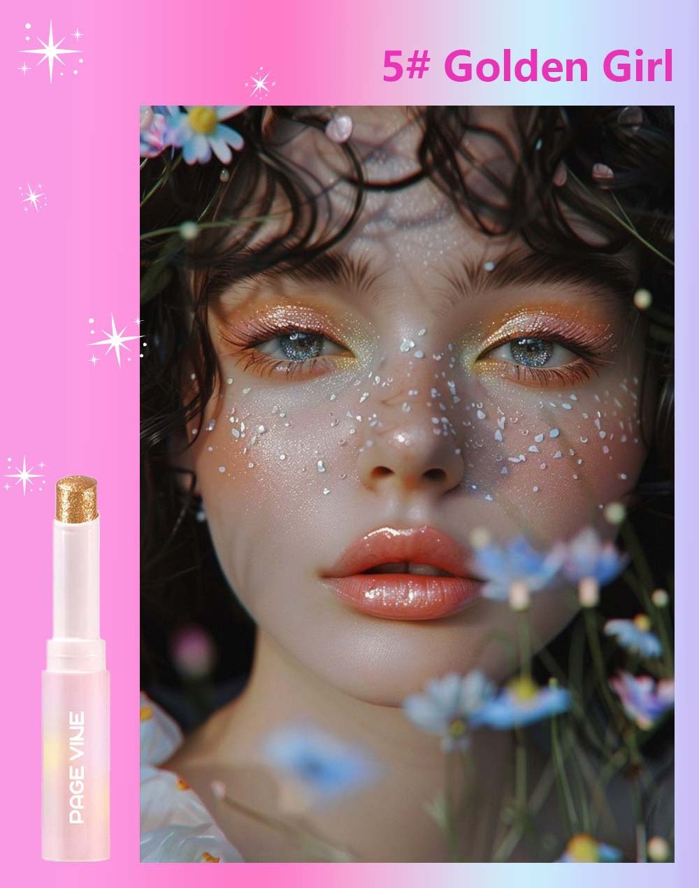 Crystal Jelly Glaze Stick-Rosy Gem