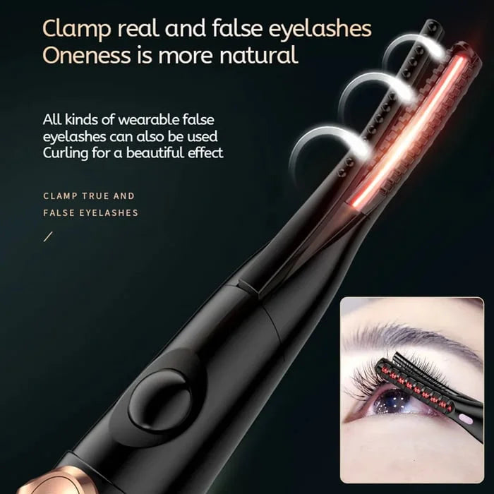 Electric Eyelash Curler for Instant Glam ✨ Blink & Dazzle! 👁️