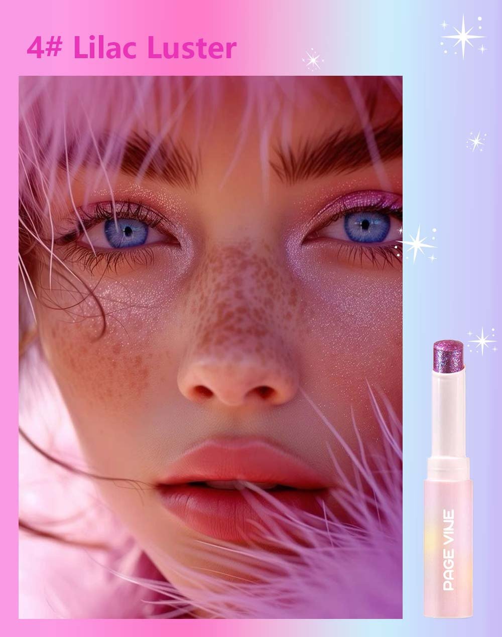 Crystal Jelly Glaze Stick-Rosy Gem