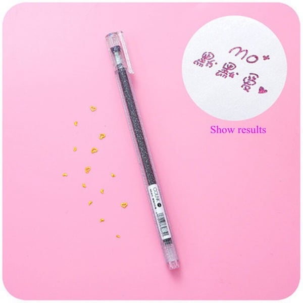 Glitter Gel Pen Set (8 colors)