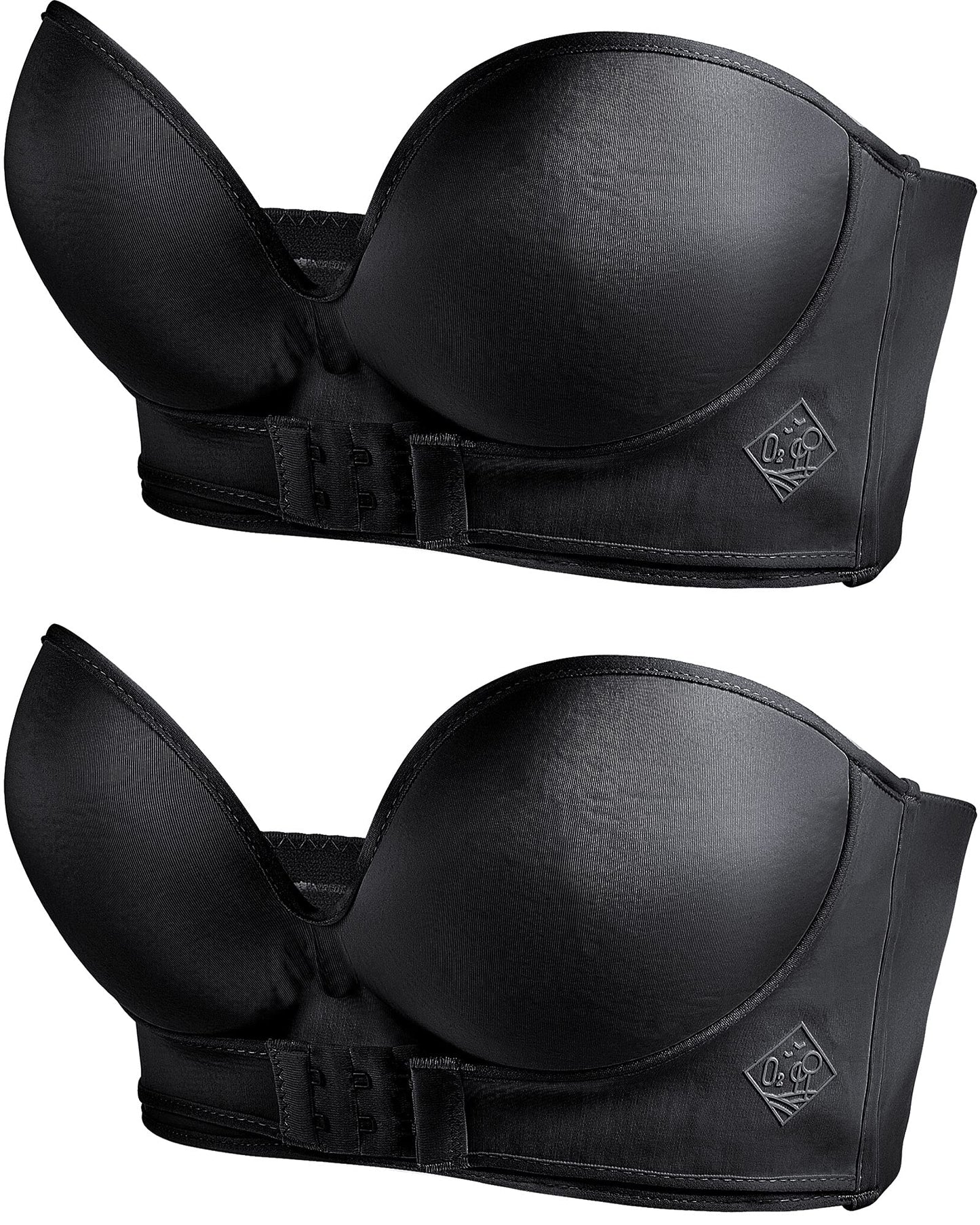 Strapless Front Buckle Lift Bra