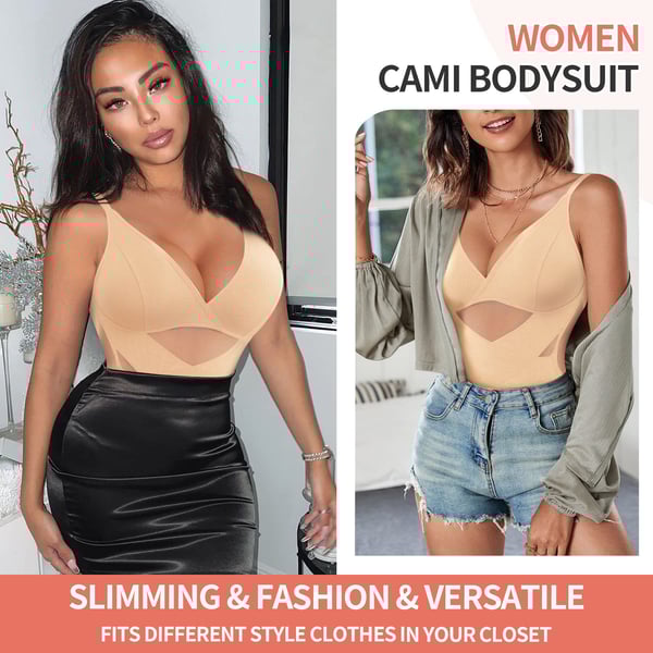 V Neck Bra Bodysuit Shapewear
