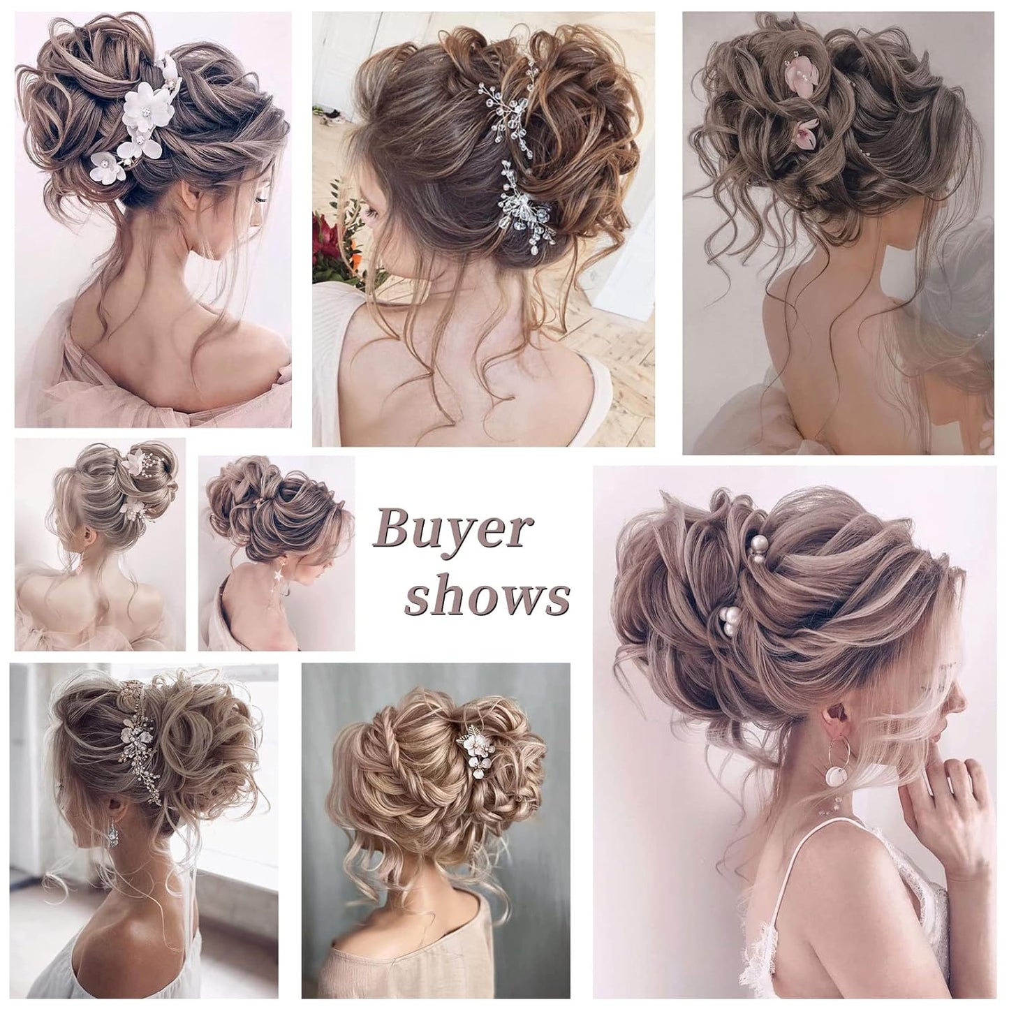 🔥Short Messy Curly Dish Hair Bun Extension