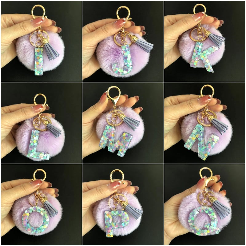 🌼Initial Letter Keychains🦋