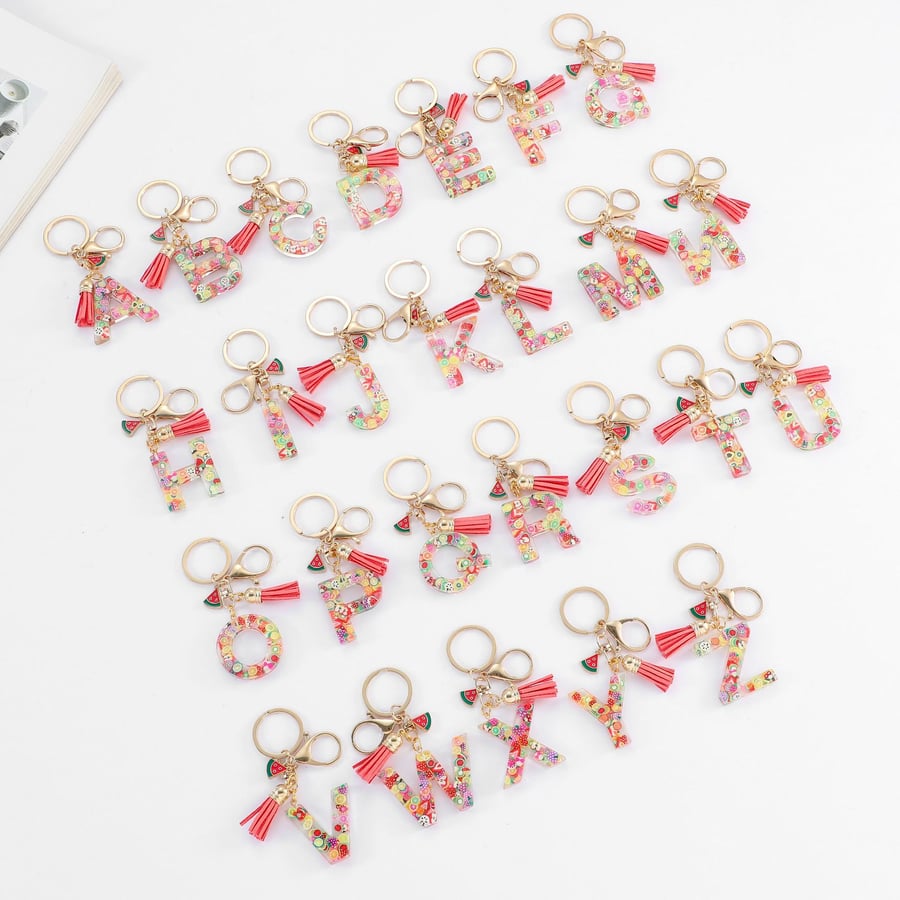 🌼Initial Letter Keychains🦋