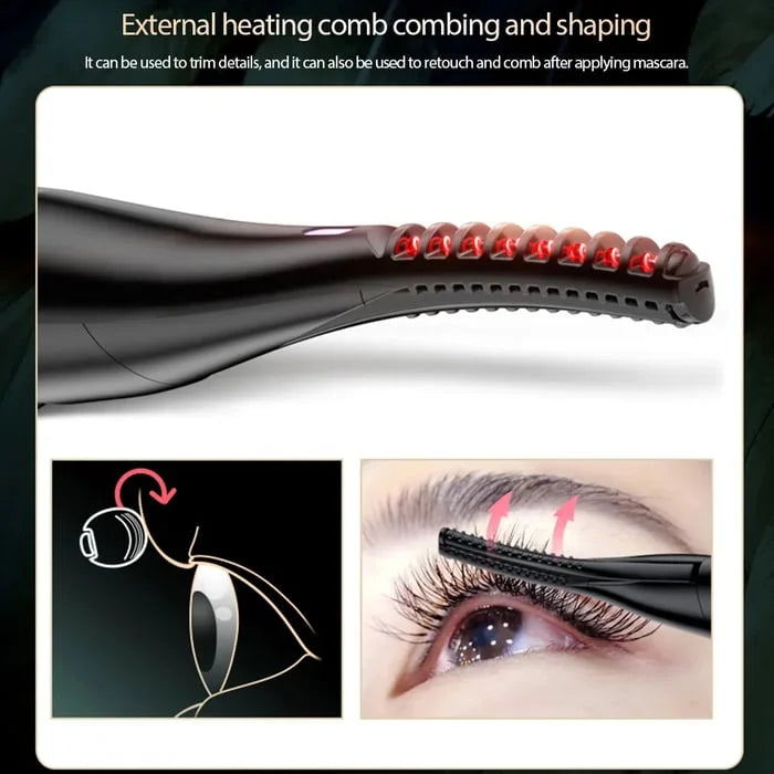 Electric Eyelash Curler for Instant Glam ✨ Blink & Dazzle! 👁️