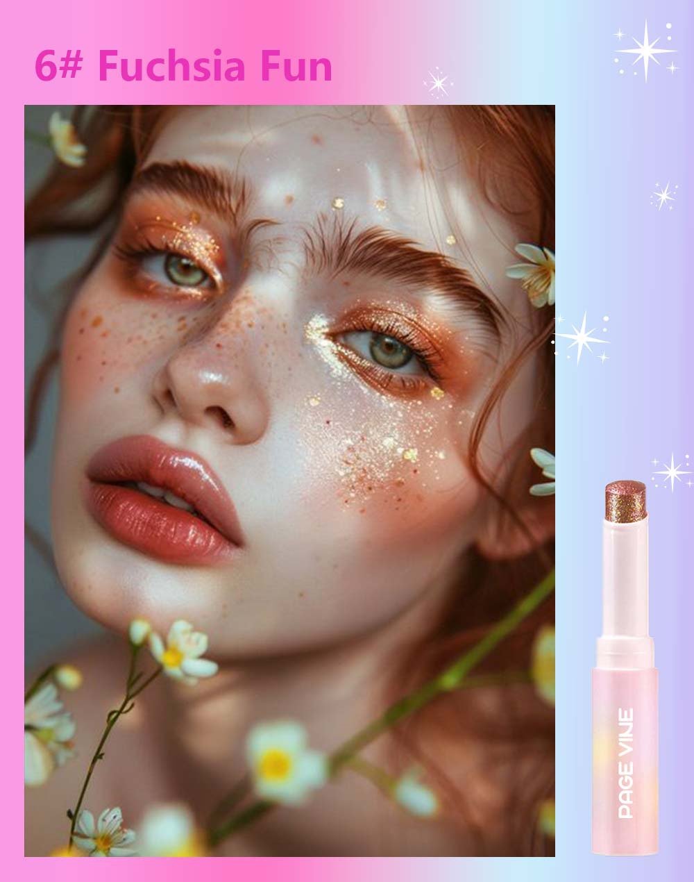 Crystal Jelly Glaze Stick-Rosy Gem