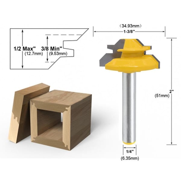 šHOT SALES ā³45 Ā°Miter Router Bit