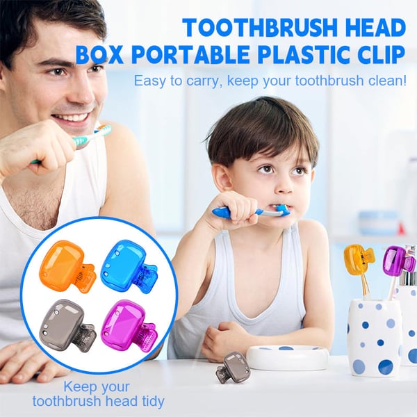 🔥Travel Toothbrush Head Covers(4 PCS)