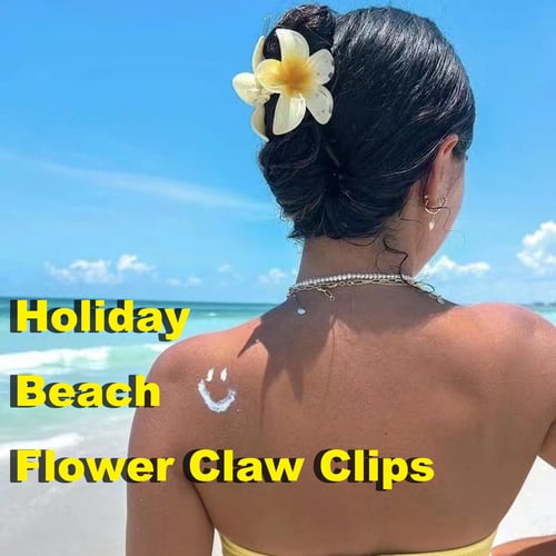 Flower Hair Claw Clip-(🔥HOT SALE Buy 1 Get 1 Free)