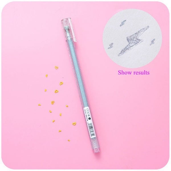 Glitter Gel Pen Set (8 colors)