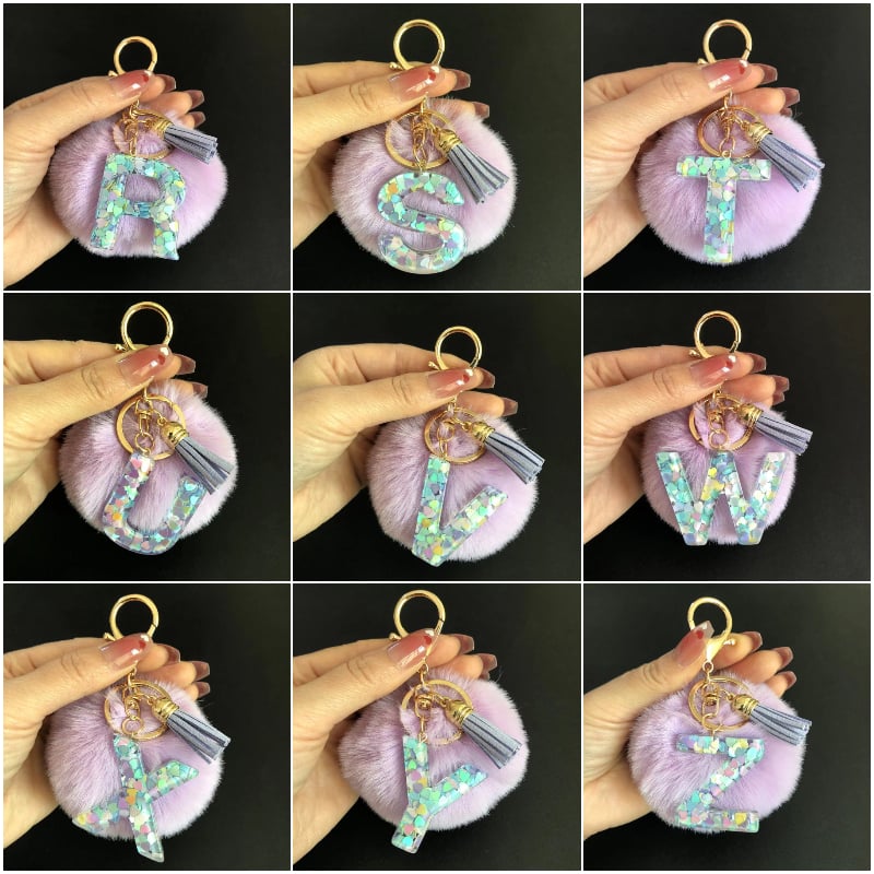🌼Initial Letter Keychains🦋