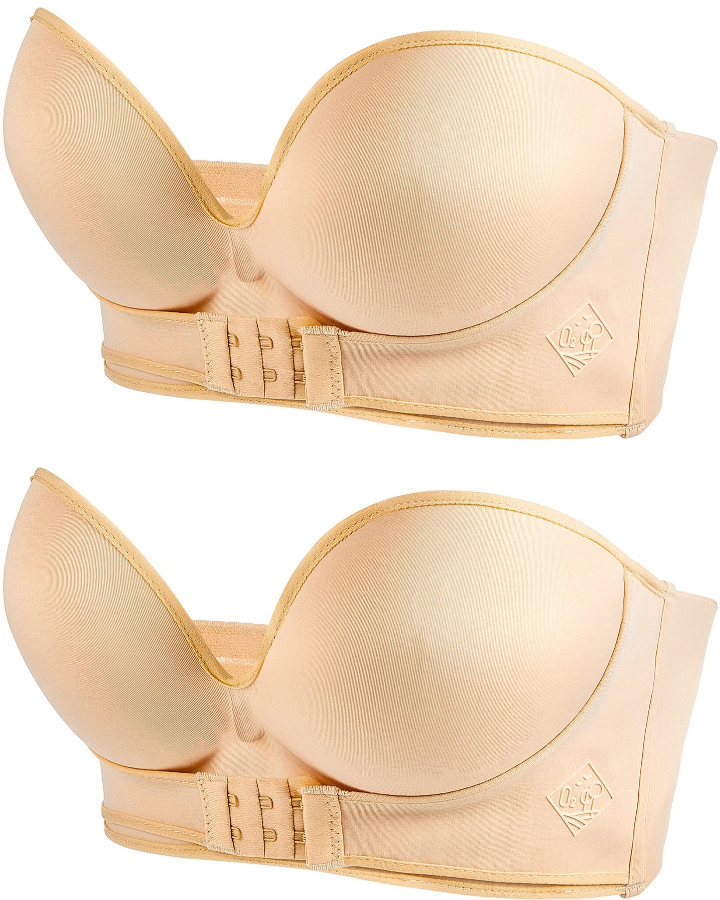 Strapless Front Buckle Lift Bra