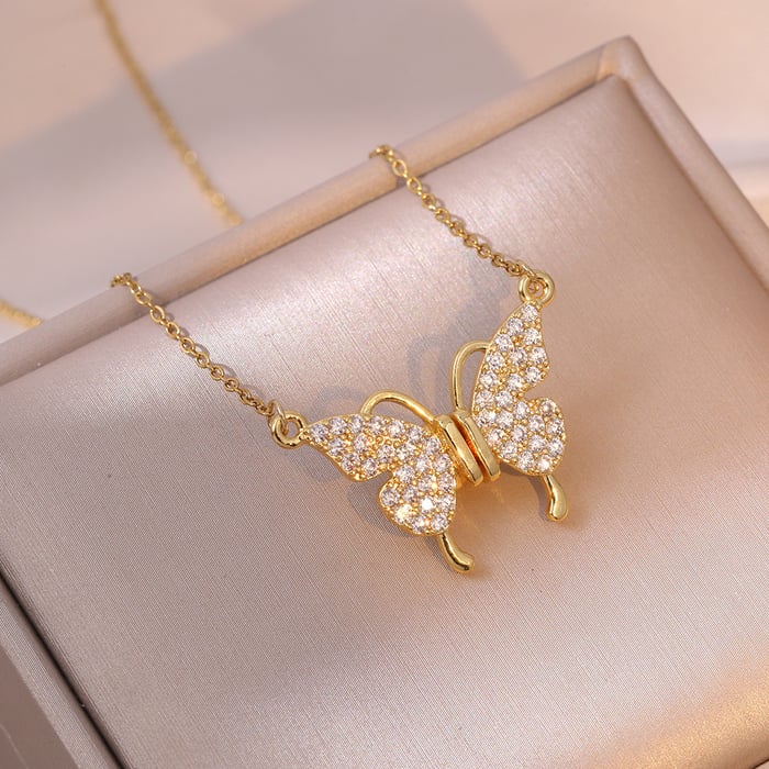 đ„Magnetic Butterfly Patchwork Necklace