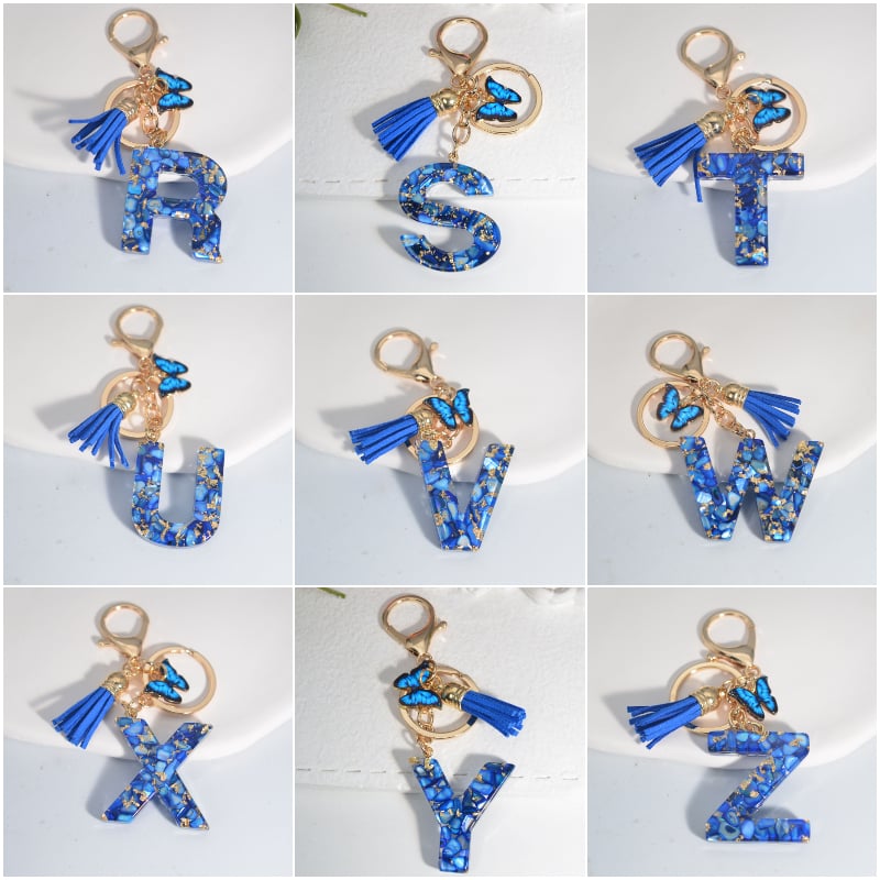 🌼Initial Letter Keychains🦋