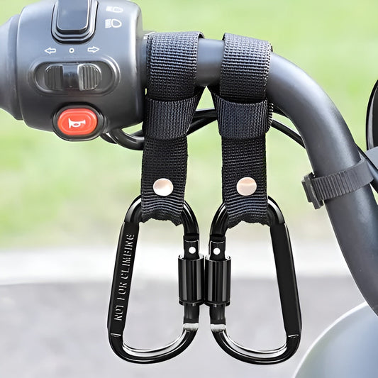🏍️Universal Motorcycle Front Hook | Heavy Duty Helmet & Bag Hanging Hook for Scooter & Bike✨