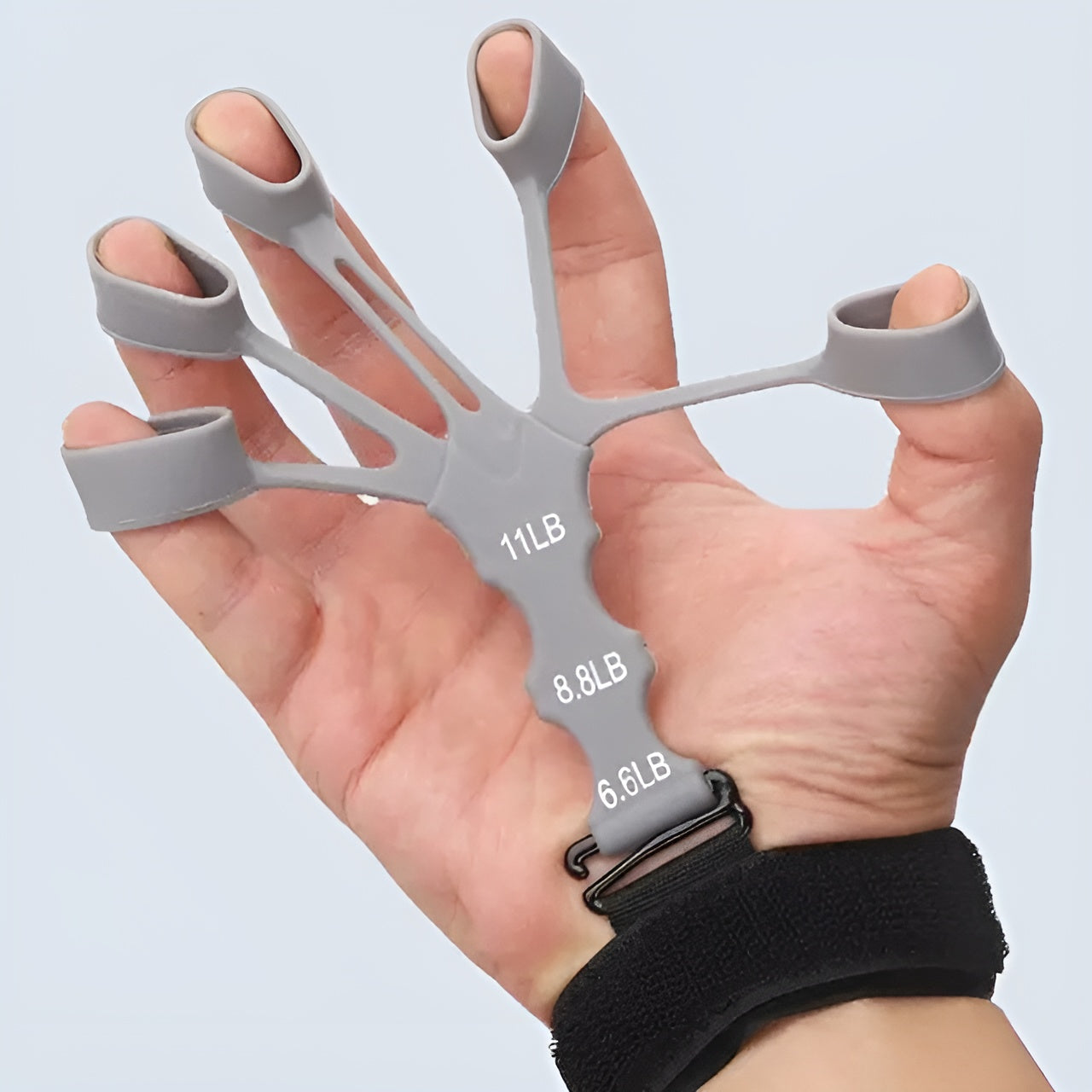 💪Silicone Hand Grip Strengthener | Finger Trainer & Forearm Exerciser for Fitness & Stress Relief✨