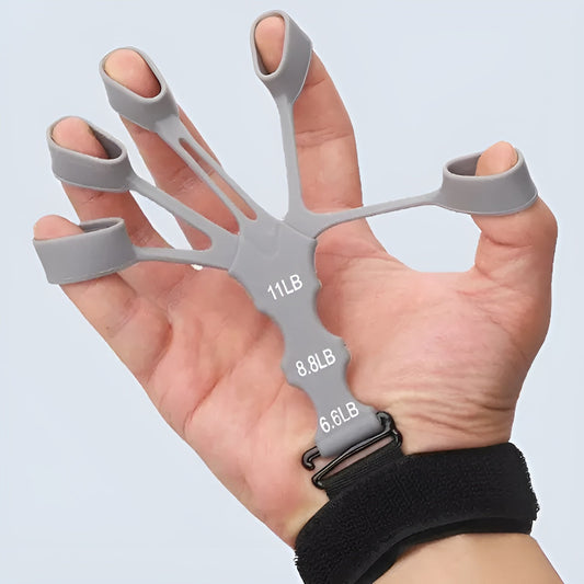 💪Silicone Hand Grip Strengthener | Finger Trainer & Forearm Exerciser for Fitness & Stress Relief✨