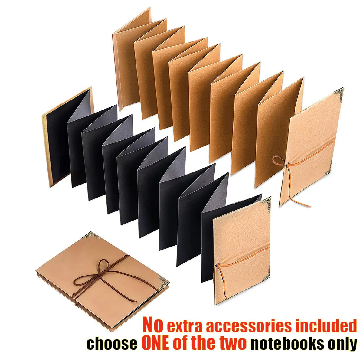 Accordion Scrapbook Album | DIY Foldable Photo Memory Book Gift Set for Couples, Travel & Family✨