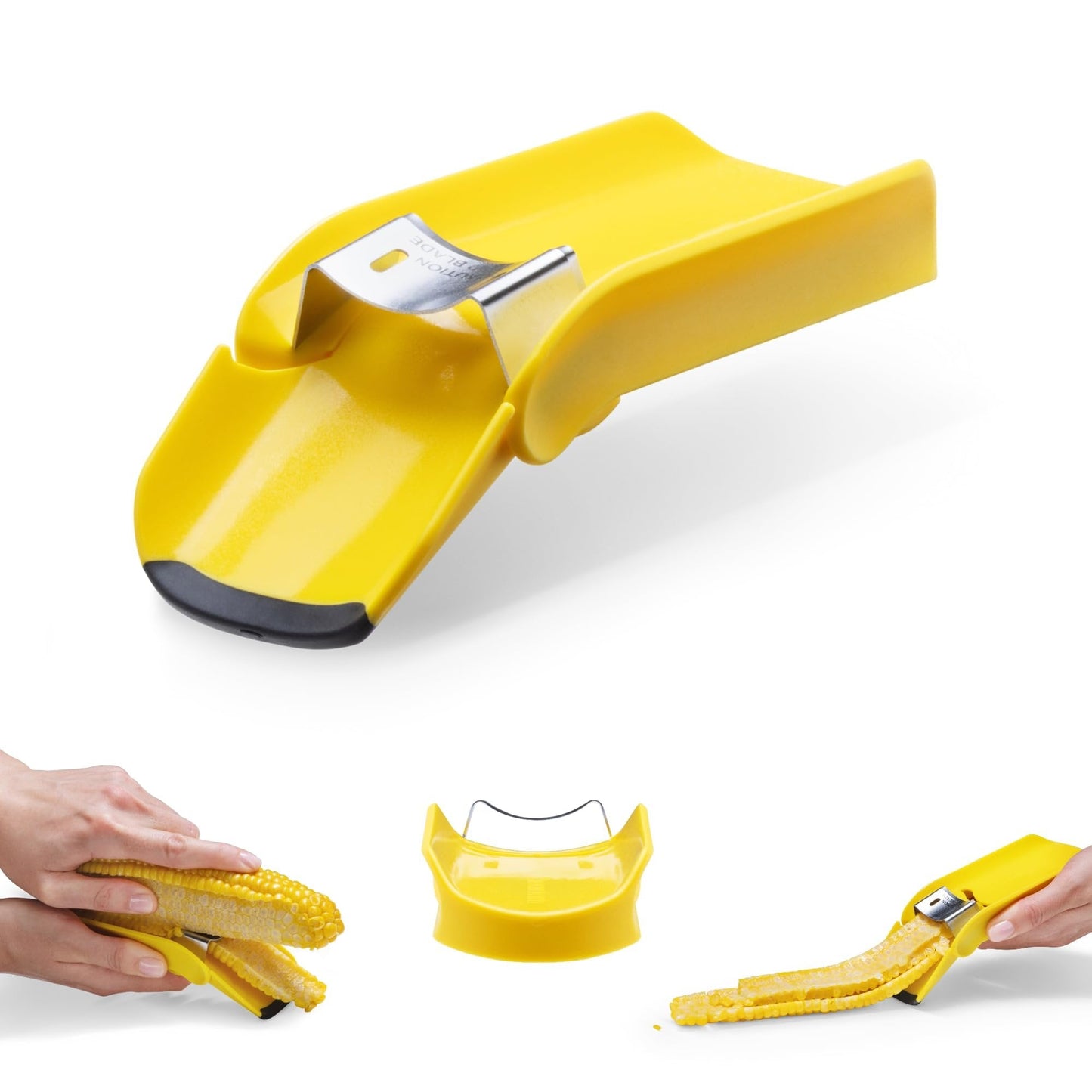 🌽Stainless Steel Corn Peeler & Kernel Remover | Quick Corn Stripper Kitchen Tool✨