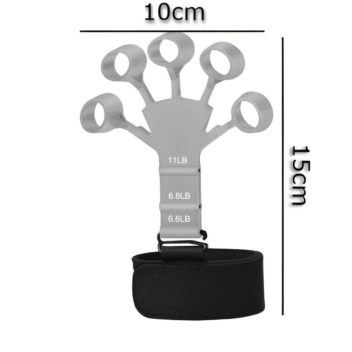 💪Silicone Hand Grip Strengthener | Finger Trainer & Forearm Exerciser for Fitness & Stress Relief✨