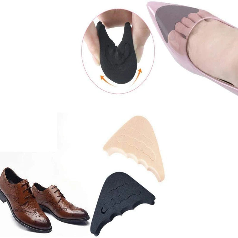 👟Soft Toe Cushion Insoles | Reusable Shoe Size Reducer & Toe Filler Inserts for Loose Shoes✨
