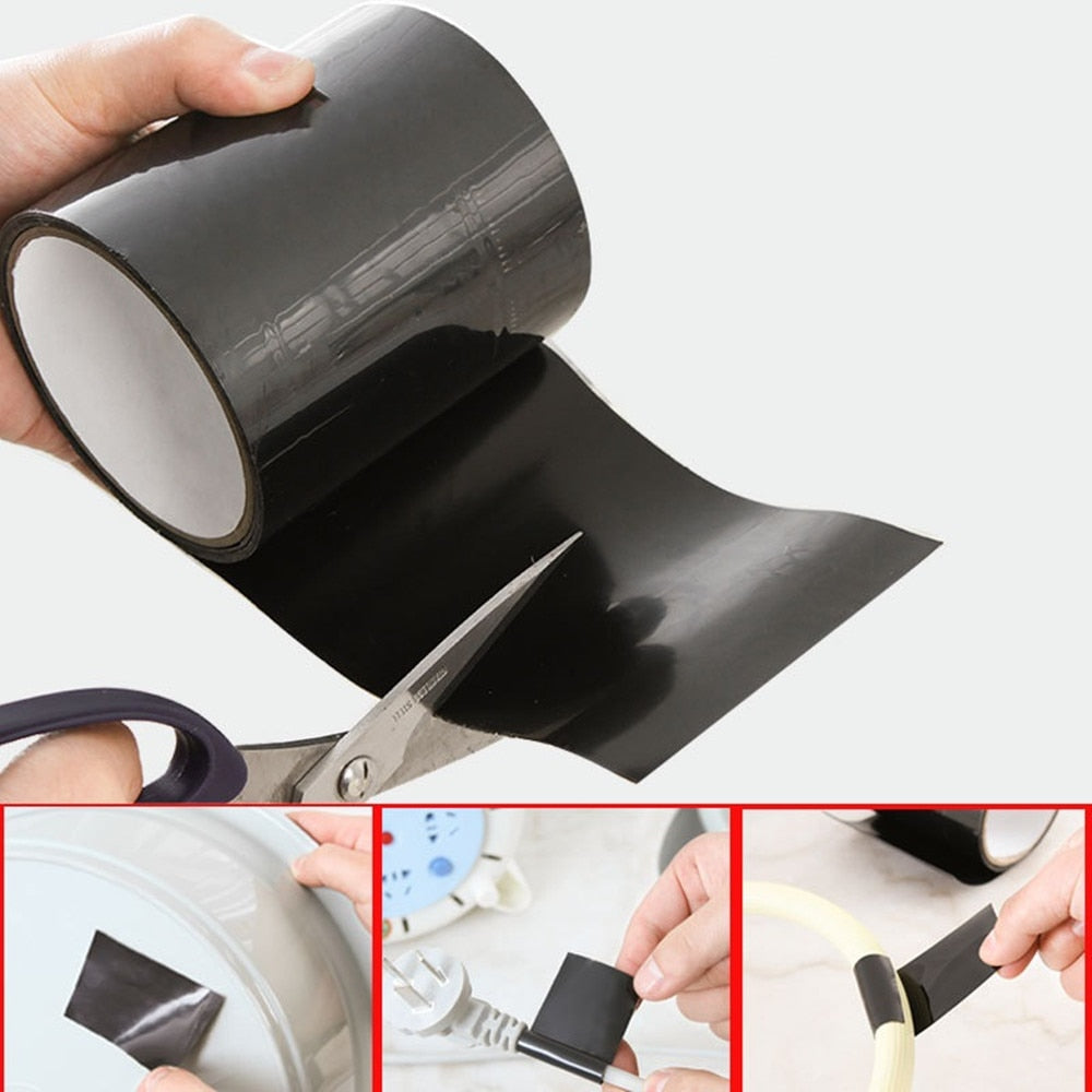 🛠️Waterproof Leak Repair Tape | Super Strong Adhesive Sealing Tape for Pipe, Roof & Wall Cracks💧