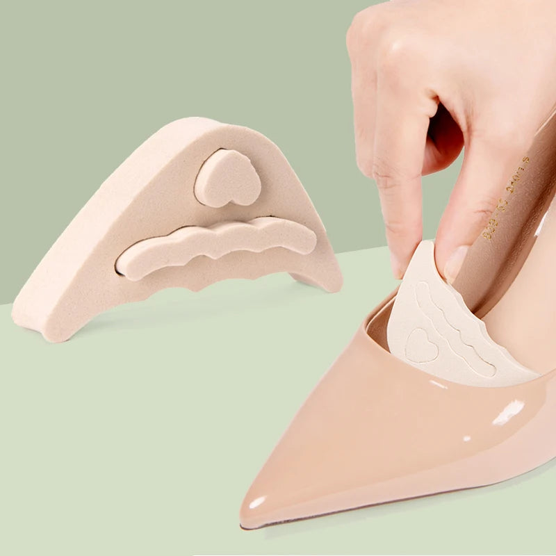 👟Soft Toe Cushion Insoles | Reusable Shoe Size Reducer & Toe Filler Inserts for Loose Shoes✨