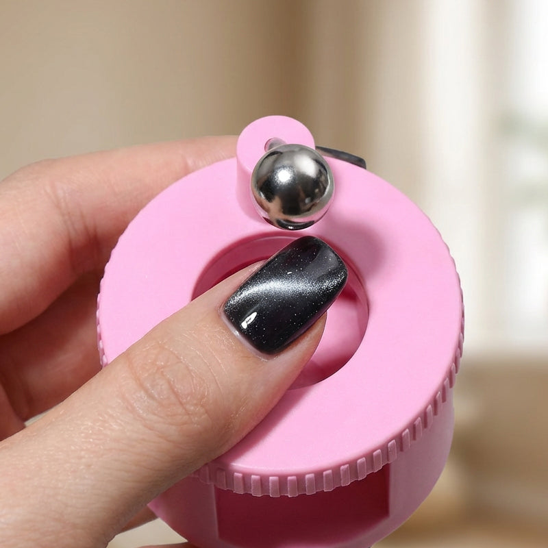 360° Rotating Cat Eye Nail Magnet Tool – Professional Magnetic Nail Art Effect Creator