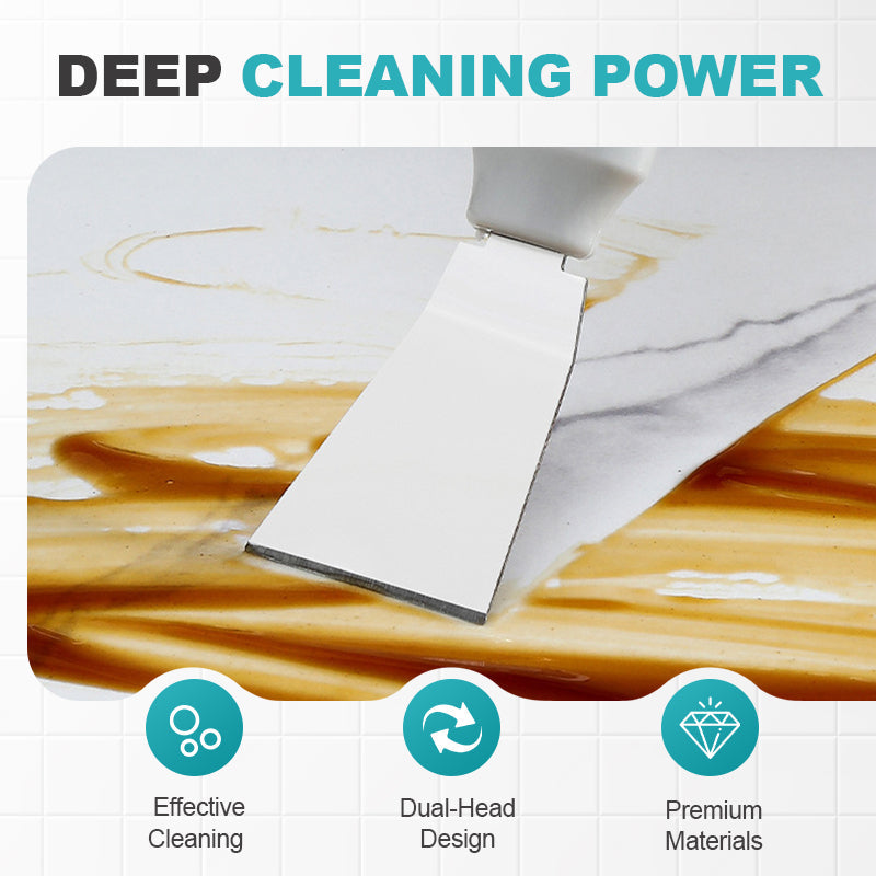 🧼2-In-1 Cleaning Brush With Scraper | Multi-Functional Gap & Corner Cleaning Tool✨