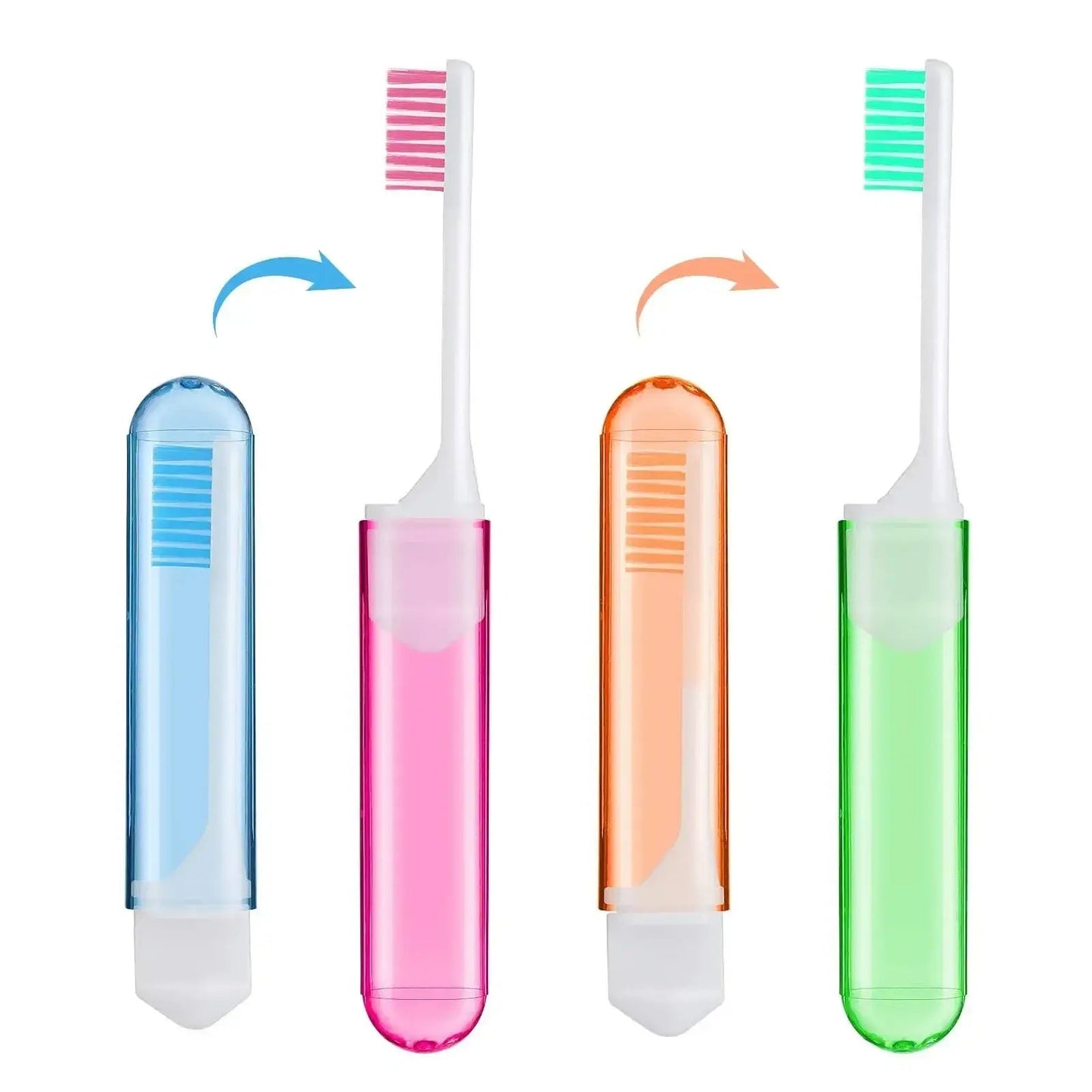 Folding Travel Toothbrush | Compact Soft Toothbrush for On-the-Go Smiles 😁✨