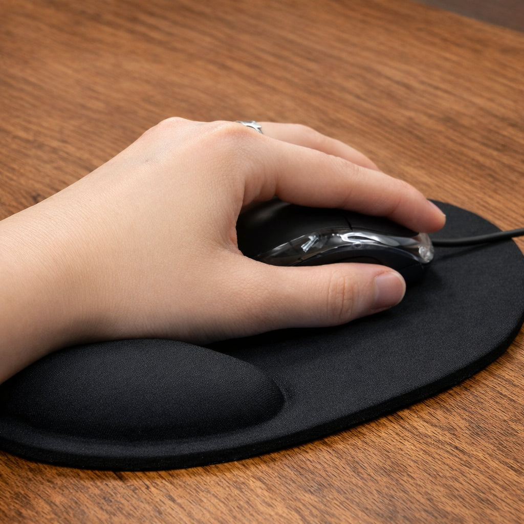 🖱️Ergonomic Mouse Wrist Rest Pad | Memory Foam Computer Wrist Support for Office & Gaming✨
