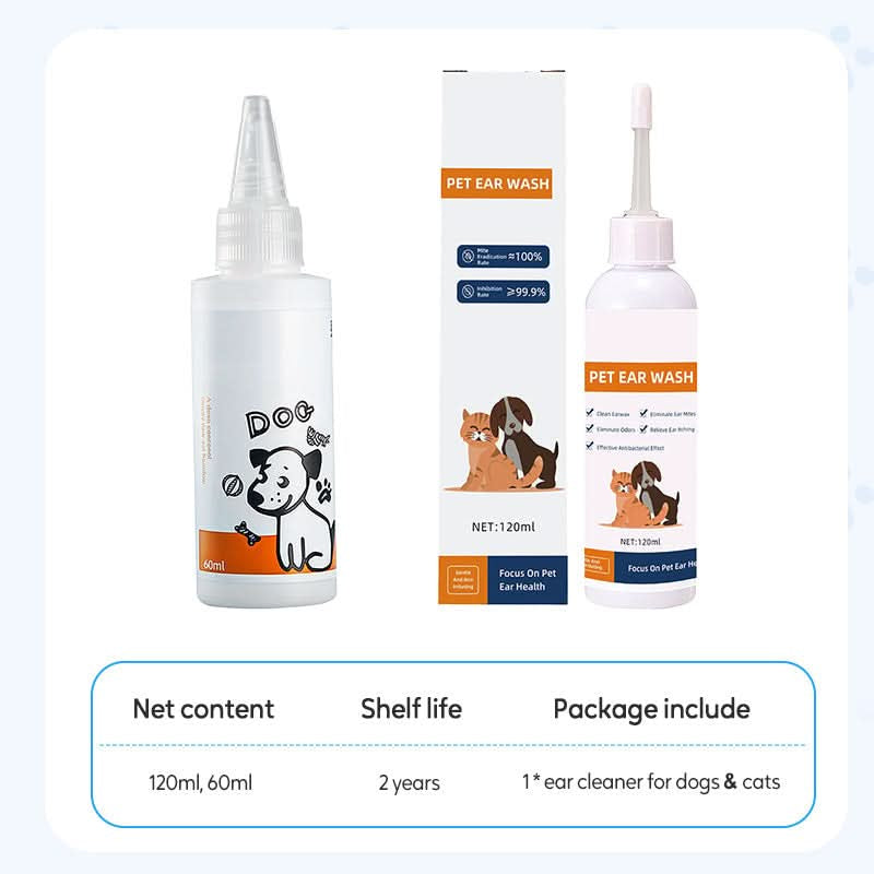 Ear Cleaner for Dogs & Cats – Gentle, Effective & Easy to Use!