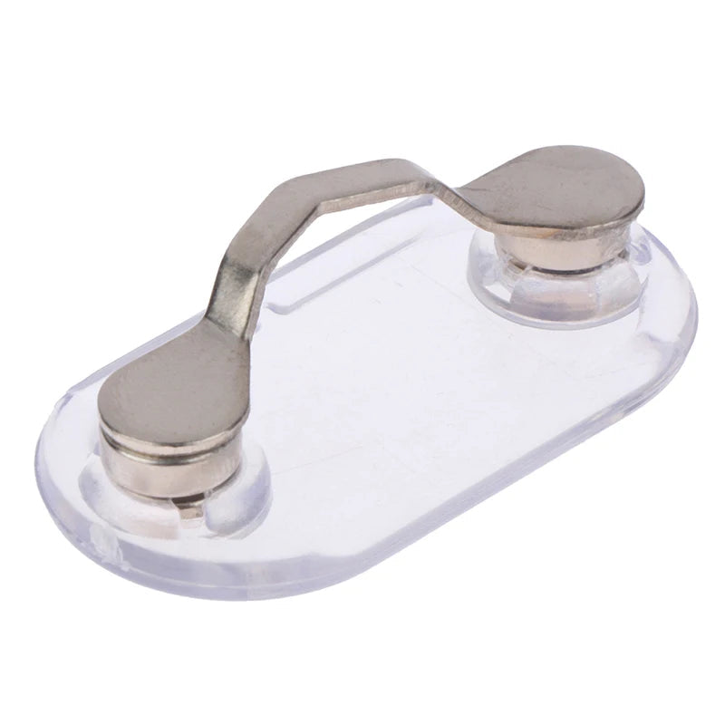 👓Magnetic Eyeglass Holder Clip | Multi-Function Clothes Clip for Glasses, Earphones & ID Badge✨
