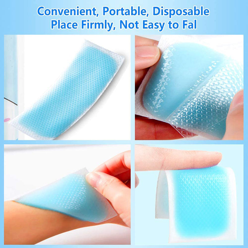 🧊 Summer Cooling Fever Relief Patches – 5 Bags Set (2 Patches Each) | Instant Cooling Stickers for Kids & Adults ❄️