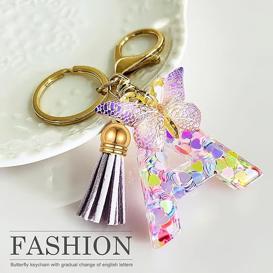 🌼Initial Letter Keychains🦋