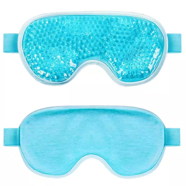 ❄️Hot & Cold Gel Eye Mask | Reusable Cooling Compress Mask for Puffy Eyes, Dark Circles & Headache Relief💆‍♀️