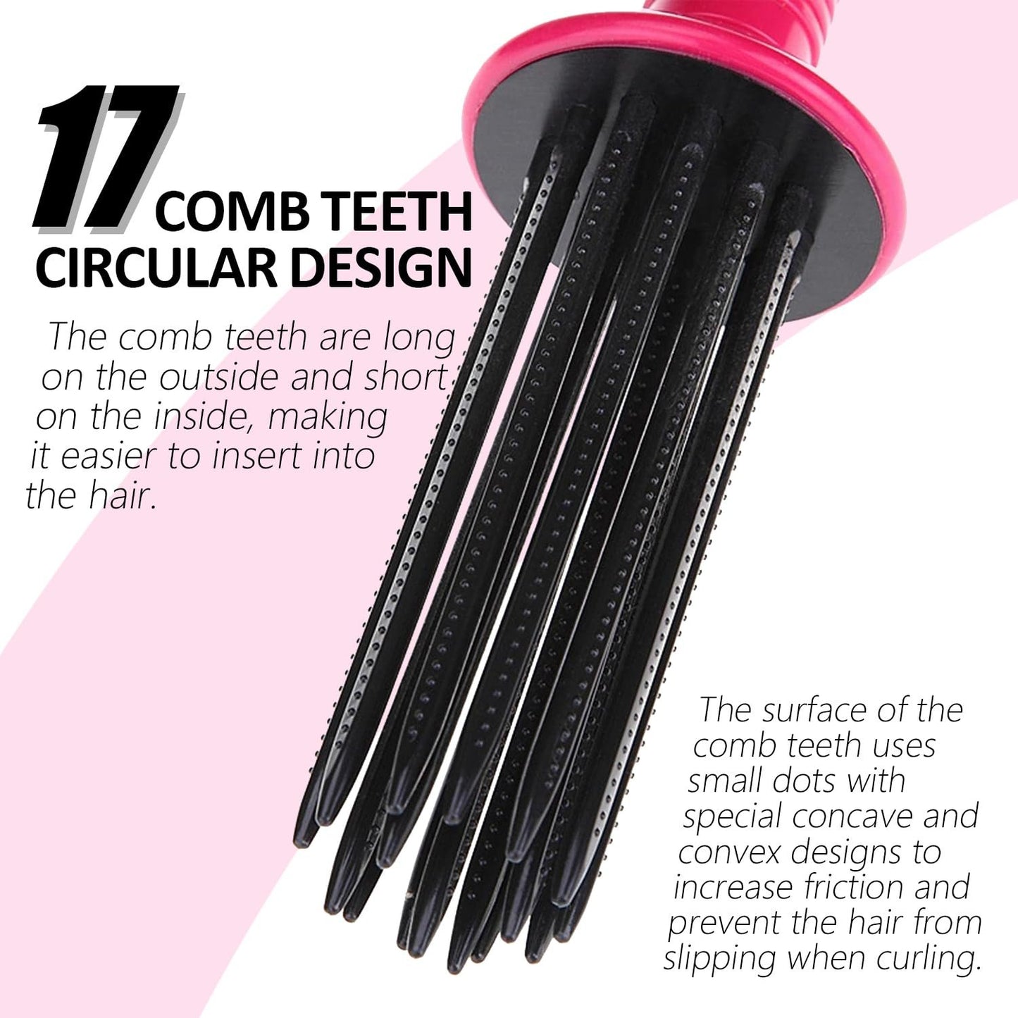 Heatless Hair Fluffy Curling Roll Comb