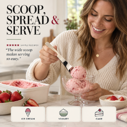 ✨ Buy 1 Get 1 Free! – Elegant Long Handle Stainless Steel Dessert Spoons 🥄