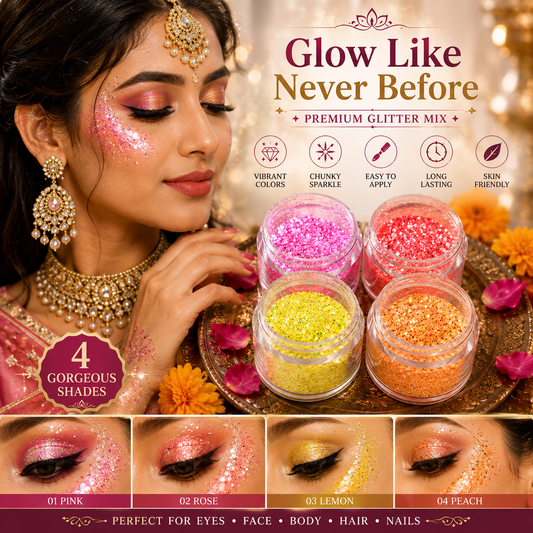 Glitter Eyeshadow Palette | Waterproof Long Lasting Shimmer Matte Eye Makeup💖
