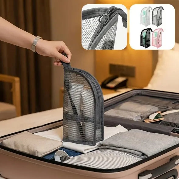 Self-Standing Toiletry & Cosmetic Storage Bag