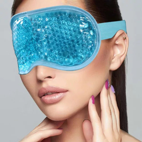❄️Hot & Cold Gel Eye Mask | Reusable Cooling Compress Mask for Puffy Eyes, Dark Circles & Headache Relief💆‍♀️