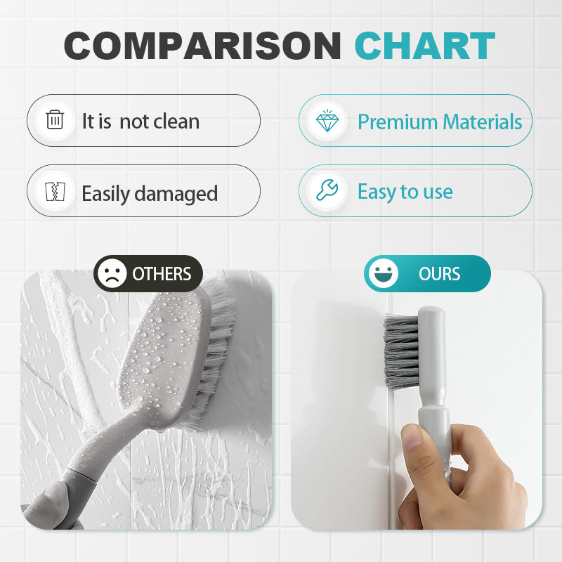 2-in-1 Cleaning Brush With Scraper